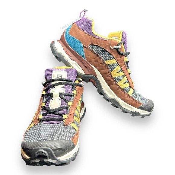 Salomon Shelter Low LTR Vanilla Ice / Chocolate Fondant Men’s Size 7 New - Picture 6 of 9